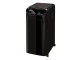 Fellowes AutoMax 350C shredder front angled view Fellowes AutoMax 350C P-4 cross-cut auto feed shredder front angled view