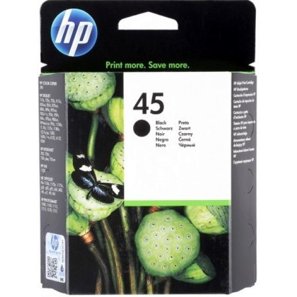 HP 45 Black Original Ink Cartridge (51645AE)