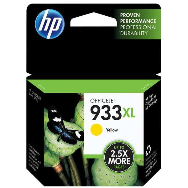 HP 933XL Yellow Original Ink Cartridge (CN056AE)