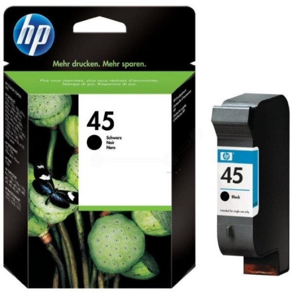 HP 45 Black Original Ink Cartridge (51645AE)