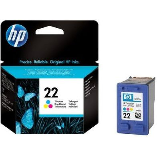 HP 22 Tri-Colour Original Ink Cartridge (C9352AE) HP 22 Tri-Colour Original Ink Cartridge (C9352AE)