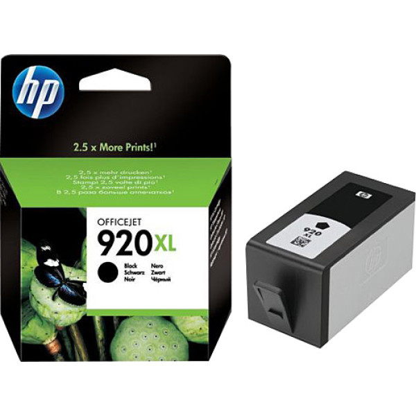 HP 920XL Black Original Ink Cartridge (CD975AE)