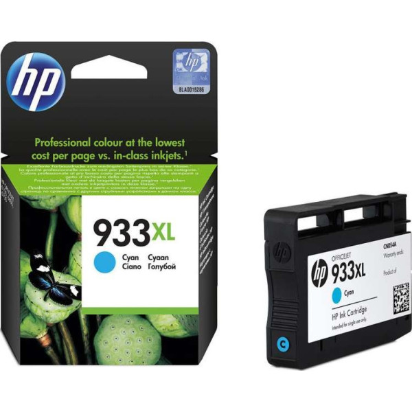 HP 933XL Cyan Original Ink Cartridge (CN054AE)