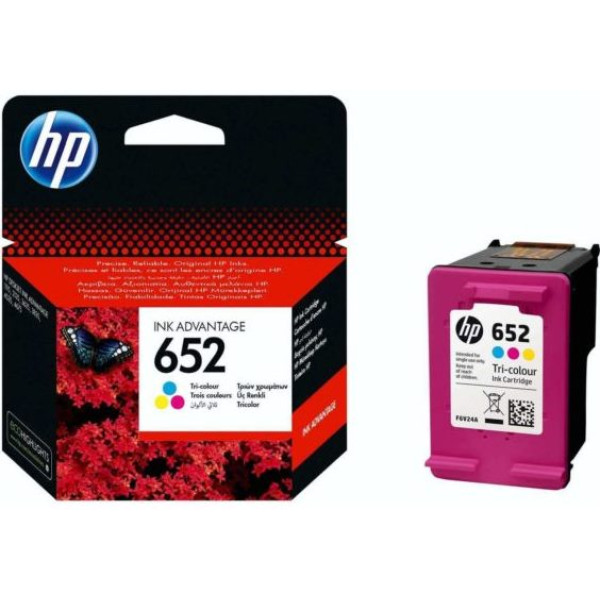 HP 652 Tri-Colour Original Ink Cartridge (F6V24AE) HP 652 Tri-Colour Original Ink Cartridge (F6V24AE)