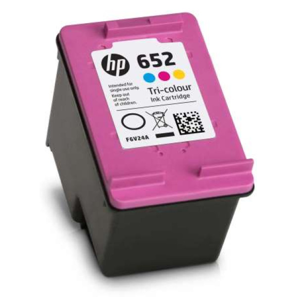 HP 652 Tri-Colour Original Ink Cartridge (F6V24AE) HP 652 Tri-Colour Original Ink Cartridge (F6V24AE)