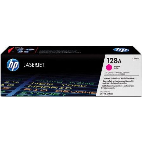 HP 128A Magenta Original Toner Cartridge (CE323A)