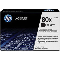HP 80X Black High Yield Original Toner Cartridge (CF280X)