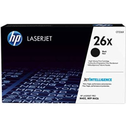 HP 26X Black High Yield Original Toner Cartridge (CF226X)