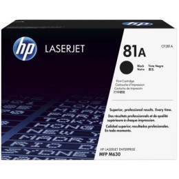 HP 81A Black Original Toner Cartridge (CF281A)