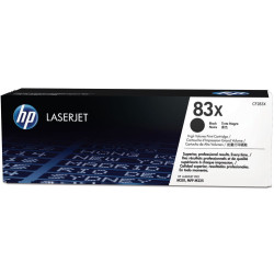 HP 83X Black High Yield Original Toner Cartridge (CF283X)
