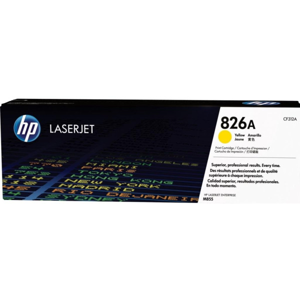HP 826A Yellow Original Toner Cartridge (CF312A)
