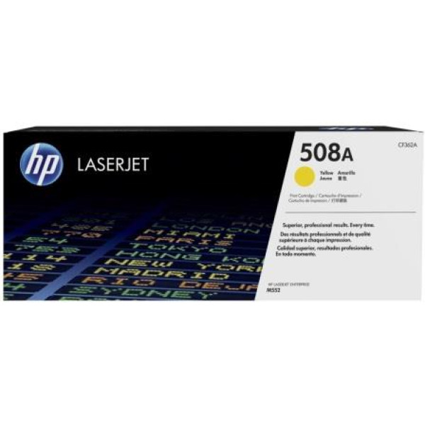 HP 508A Yellow Original Toner Cartridge (CF362A)