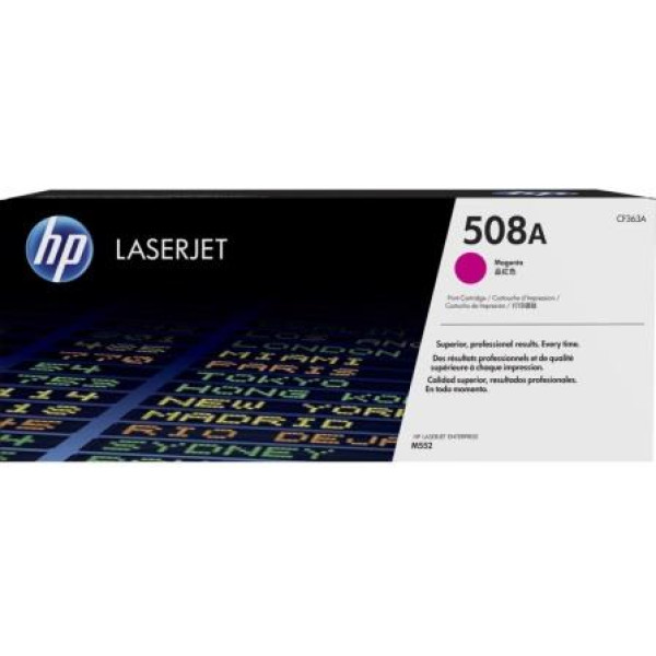 HP 508A Magenta Original Toner Cartridge (CF363A) HP 508A Magenta Original Toner Cartridge (CF363A)