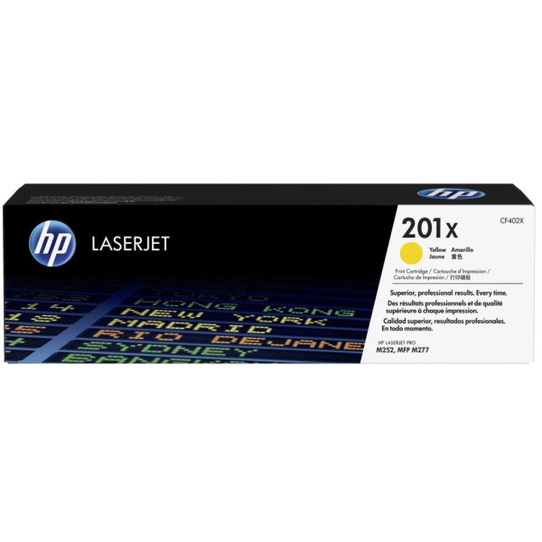 HP 201X Yellow High Yield Original Toner Cartridge (CF402X) HP 201X Yellow High Yield Original Toner Cartridge (CF402X)