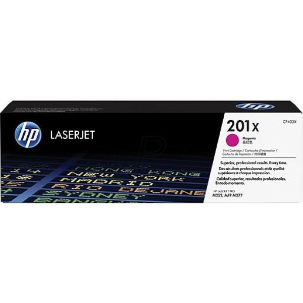 HP 201X Magenta High Yield Original Toner Cartridge (CF403X)
