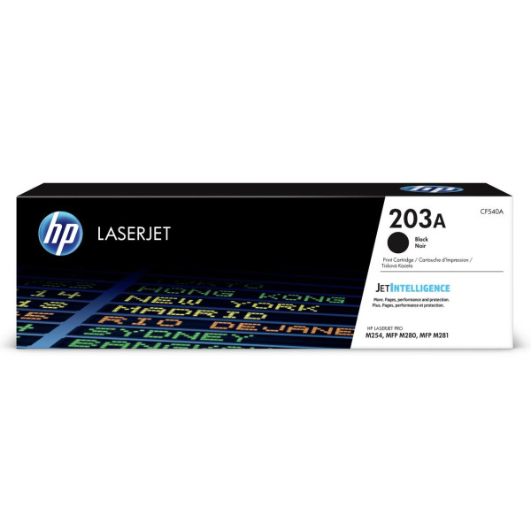 HP 203A Black Original Toner Cartridge (CF540A) HP 203A Black Original Toner Cartridge (CF540A)