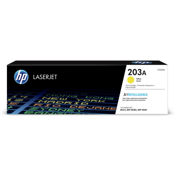HP 203A Yellow Original Toner Cartridge (CF542A)