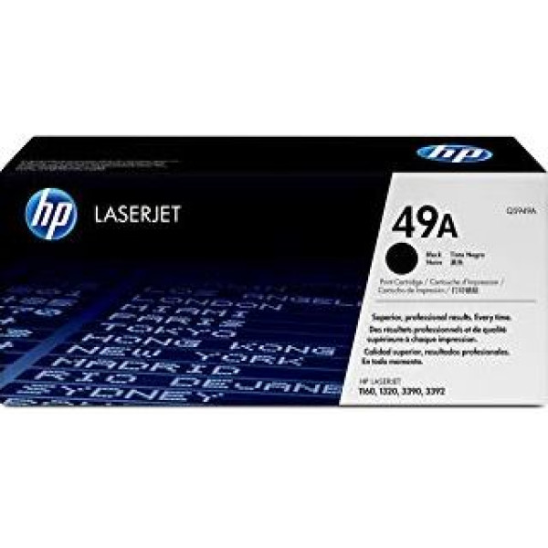 HP 49A Black Original Toner Cartridge (Q5949A)