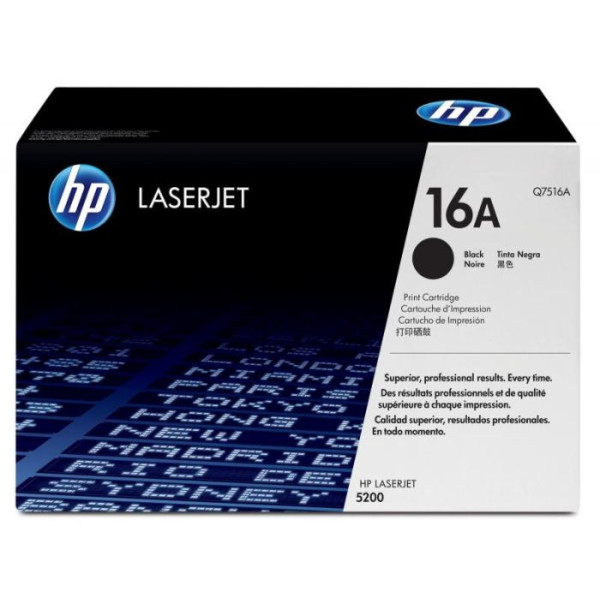 HP 16A Black Original Toner Cartridge (Q7516A)