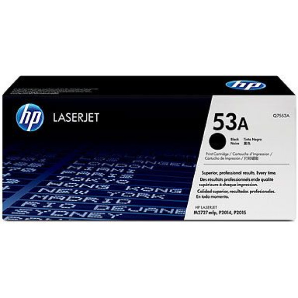HP 53A Black Original Toner Cartridge (Q7553A) HP 53A Black Original Toner Cartridge (Q7553A)