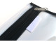 MEECO A4 Book Bag Clear PVC with Zip Black MEECO A4 Book Bag Clear PVC with Zip Black