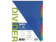 MEECO A4 Plastic 1-10 Numbered Divider - Printed MEECO A4 Plastic 1-10 Numbered Divider - Printed