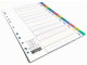 MEECO A4 Plastic 1-12 Numbered Divider - Printed MEECO A4 Plastic 1-12 Numbered Divider - Printed