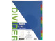 MEECO A4 Plastic 1-12 Numbered Divider - Printed MEECO A4 Plastic 1-12 Numbered Divider - Printed
