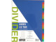 MEECO A4 Plastic 20-Tab Divider - Not Printed