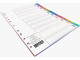 MEECO A4 Plastic 1-10 Numbered Divider - Printed MEECO A4 Plastic 1-10 Numbered Divider - Printed