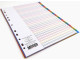 MEECO A4 Plastic 1-31 Numbered Divider - Printed MEECO A4 Plastic 1-31 Numbered Divider - Printed