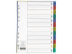 MEECO A4 Plastic Jan-Dec Divider - Printed MEECO A4 Plastic Jan-Dec Divider - Printed