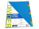 MEECO A4 Plastic 12-Tab Divider - Not Printed