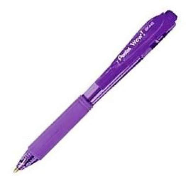 Pentel BK440V Retractable 1.0mm Ballpoint Pen Violet