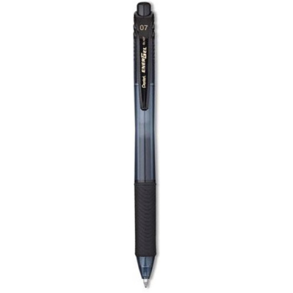 PENTEL BL107A EnerGel X Retractable Gel Roller Pen 0.7mm Black