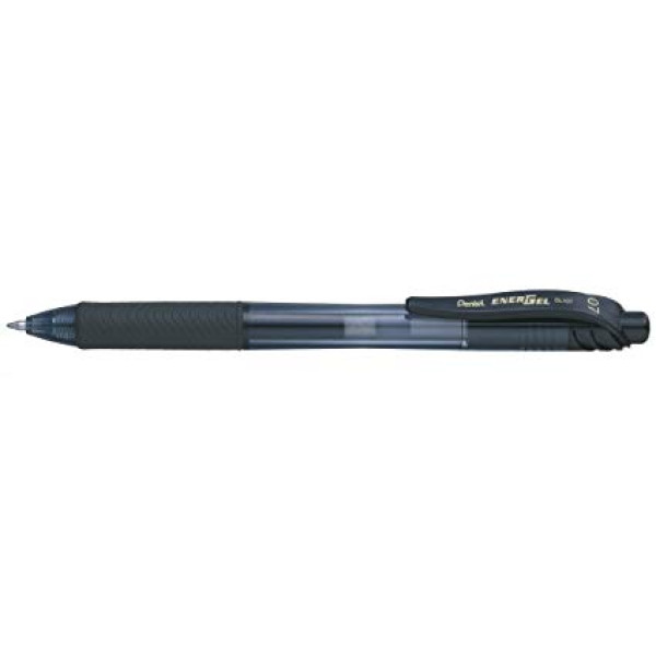 PENTEL BL107A EnerGel X Retractable Gel Roller Pen 0.7mm Black