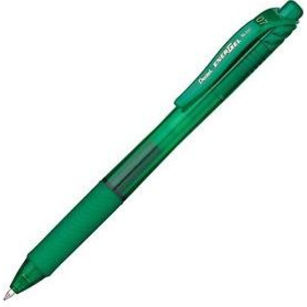 PENTEL BL107D EnerGel X Retractable Gel Roller Pen 0.7mm Green PENTEL BL107D EnerGel X Retractable Gel Roller Pen 0.7mm Green