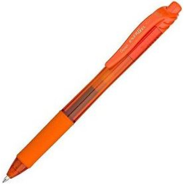 PENTEL BL107F EnerGel X Retractable Gel Roller Pen 0.7mm Orange PENTEL BL107F EnerGel X Retractable Gel Roller Pen 0.7mm Orange