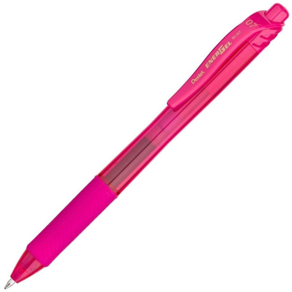 PENTEL BL107P EnerGel X Retractable Gel Roller Pen 0.7mm Pink PENTEL BL107P EnerGel X Retractable Gel Roller Pen 0.7mm Pink