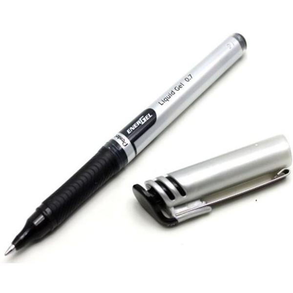PENTEL BL17A EnerGel 0.7mm Metal Tip Gel Rollerball Pen Black