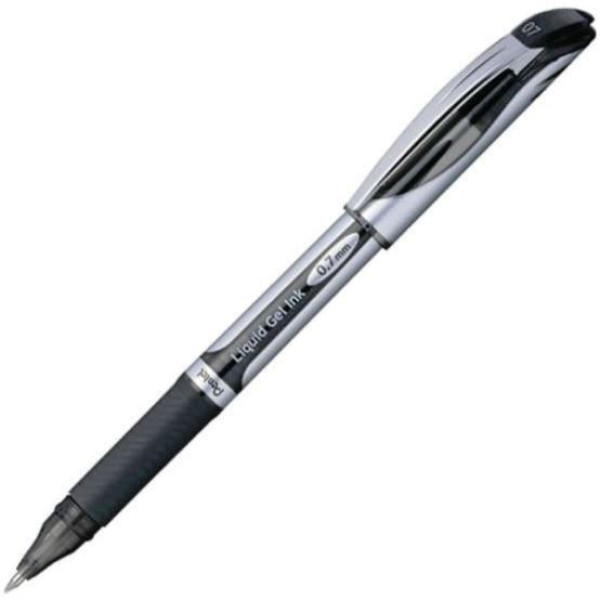 PENTEL BL57A EnerGel 0.7mm Metal Tip Gel Rollerball Pen Black PENTEL BL57A EnerGel 0.7mm Metal Tip Gel Rollerball Pen Black