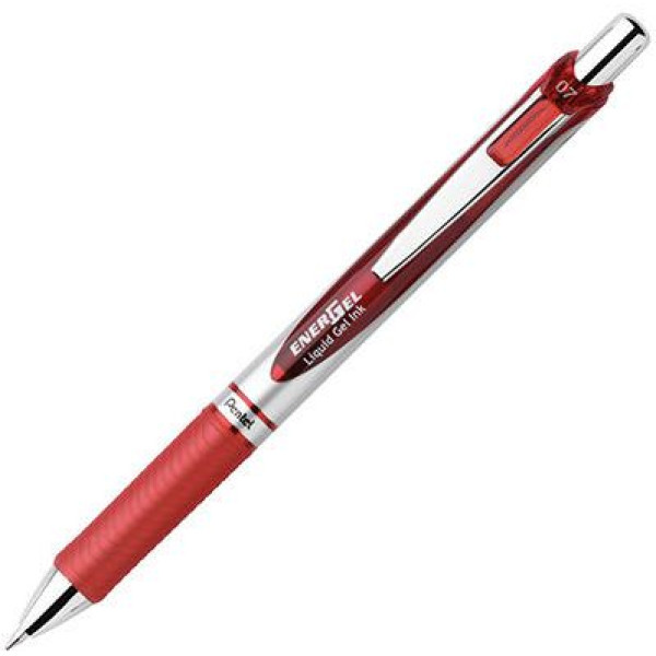 PENTEL BL77B EnerGel 0.7mm Retractable Gel Rollerball Pen Red PENTEL BL77B EnerGel 0.7mm Retractable Gel Rollerball Pen Red