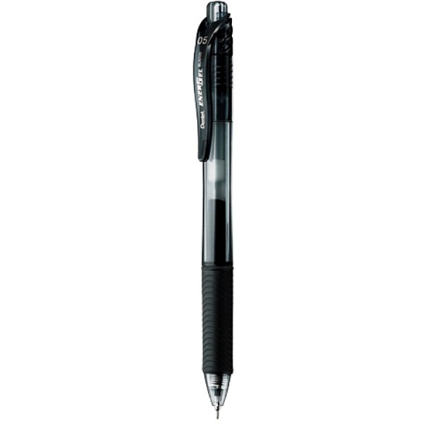 PENTEL BLN105A EnerGel X Retractable Gel Roller Pen 0.5mm Black