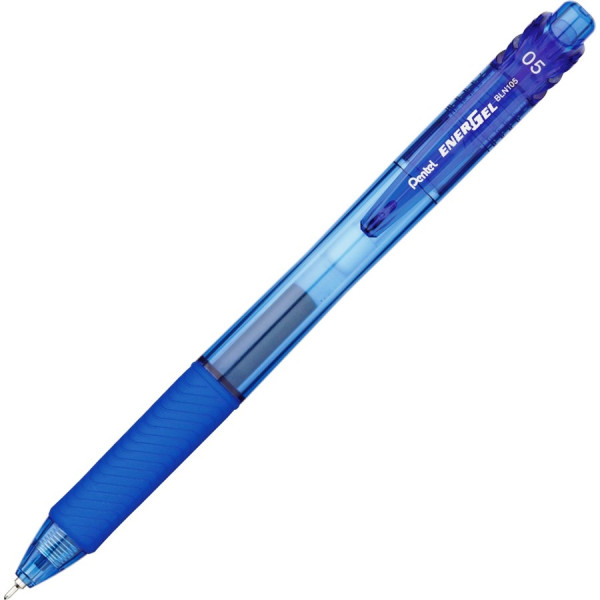 PENTEL BLN105C EnerGel X Retractable Gel Roller Pen 0.5mm Blue PENTEL BLN105C EnerGel X Retractable Gel Roller Pen 0.5mm Blue