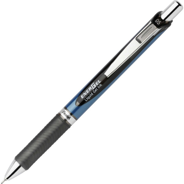 PENTEL BLN75A EnerGel 0.5mm Retractable Gel Rollerball Pen Black