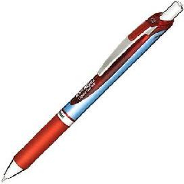 PENTEL BLN75B EnerGel 0.5mm Retractable Gel Rollerball Pen Red