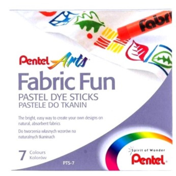 PENTEL Fabric Fun Dye Pastels Set - 7s