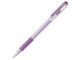 PENTEL Hybrid Gel Grip Roller Pen Violet Metallic