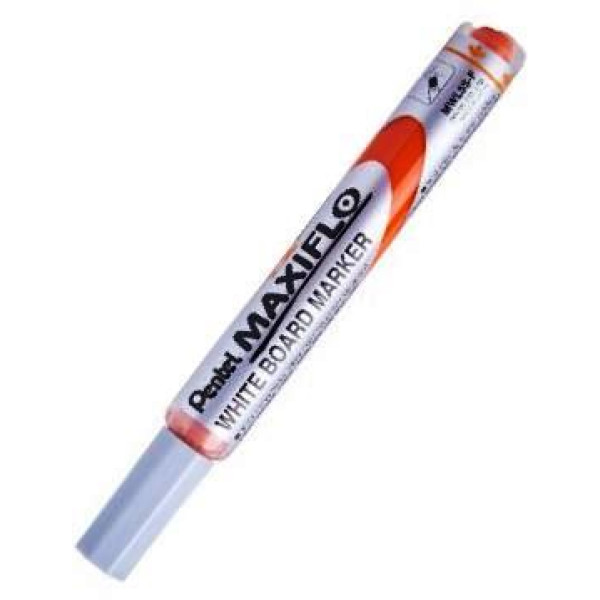 PENTEL Maxiflo Pump-it Whiteboard Marker Bullet Tip ORANGE
