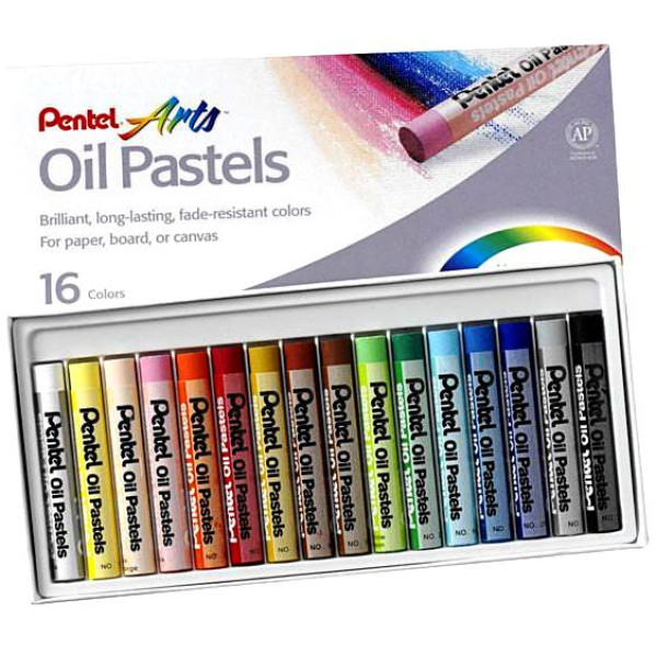 PENTEL Oil Pastels 16's